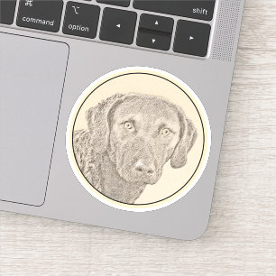 Chesapeake Bay Retriever originele hondkunst schil Sticker