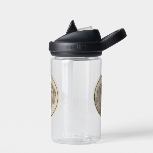 Chesapeake Bay Retriever originele hondkunst schil Waterfles (Links)