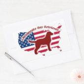 Chesapeake Bay Retriever Rechthoekige Sticker (Envelop)