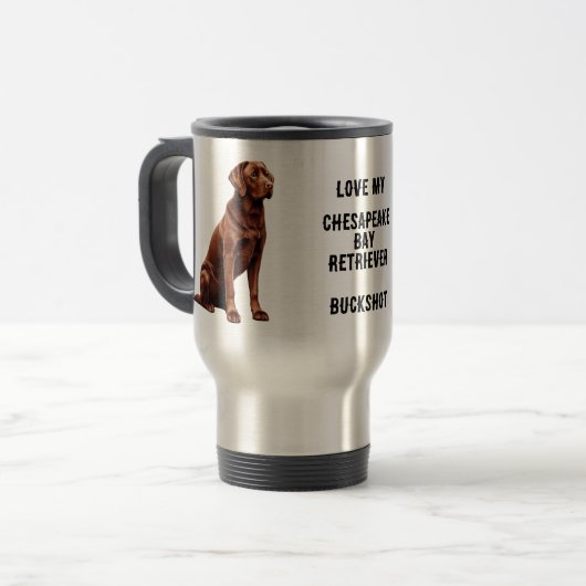 Chesapeake Bay Retriever Reisbeker (Voorkant links)