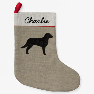 Chesapeake Bay Retriever Silhouette Chessie Dog Kleine Kerstsok