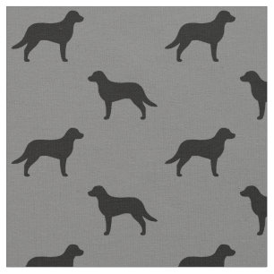 Chesapeake Bay Retriever Silhouetten Chessies Stof