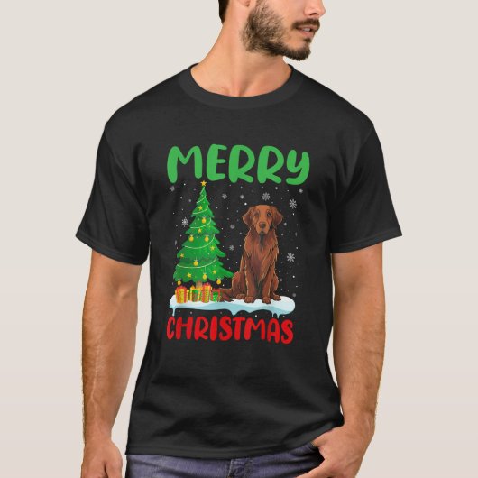 Chesapeake Bay Retriever Tree Xmas Sweat Ugly Ch (Devant)