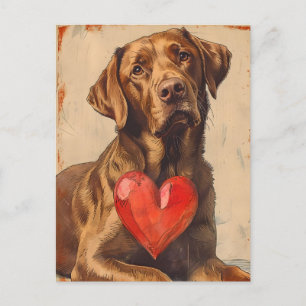 Chesapeake Bay retriever Valentijnsdag Briefkaart
