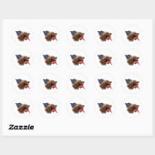 Chesapeake Bay Retriever-vlag Ronde Sticker (Vel)