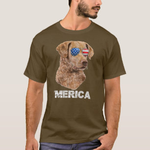 Chesapeake Bay Retriever Zonnebril Amerikaanse USA T-shirt
