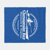 Chesapeake Bay (SK) Fleece Deken (Voorkant (Horizontaal))