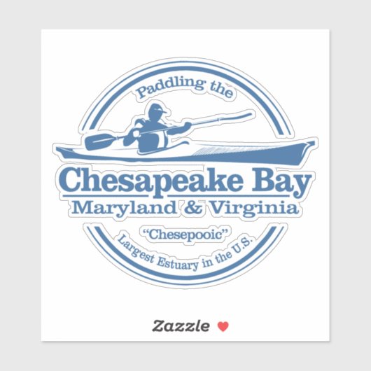 Chesapeake Bay (SK) Sticker (Vel)