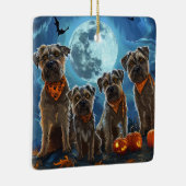 Chesapeake Bay Terrier Halloween Spooky Keramisch Ornament (Rechts)