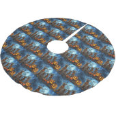 Chesapeake Bay Terrier Halloween Spooky Kerstboom Rok (Gekanteld)