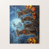 Chesapeake Bay Terrier Halloween Spooky Legpuzzel (Verticaal)