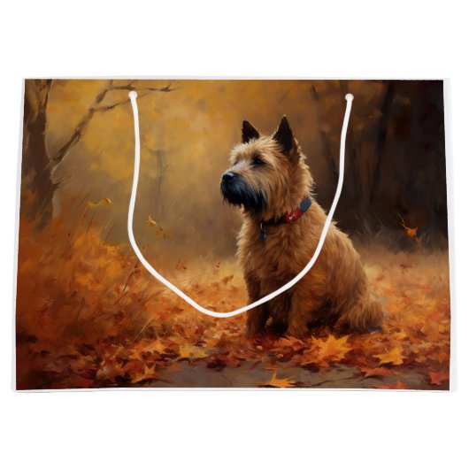 Chesapeake Bay Terrier in de herfst verlof Groot Cadeauzakje (Voorkant)