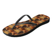 Chesapeake Bay Terrier in de herfst verlof Teenslippers (Schuin)