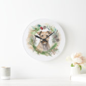 Chesapeake Bay Terrier Kerstkrans feestelijk Grote Klok (Huis)