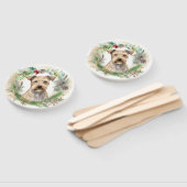 Chesapeake Bay Terrier Kerstkrans feestelijk Handwaaier (Niet-gemonteerd)