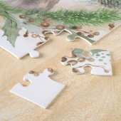 Chesapeake Bay Terrier Kerstkrans feestelijk Legpuzzel (Zijkant)