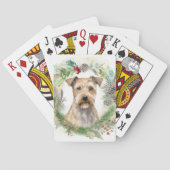 Chesapeake Bay Terrier Kerstkrans feestelijk Pokerkaarten (Achterkant)