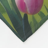 Chesapeake Bay Terrier Lente Bloemen Schilderen Fleece Deken (Hoek)