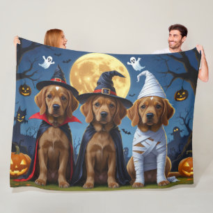Chesapeake Bay Terrier Pompoen Halloween Grappig Fleece Deken