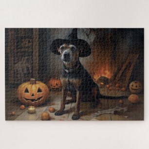 Chesapeake Bay Terrier Pompoenen Halloween Griezel Legpuzzel