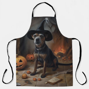 Chesapeake Bay Terrier Pompoenen Halloween Griezel Schort