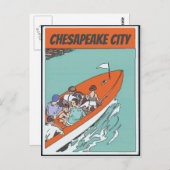 Chesapeake City, Bateau Ride, Carte Postale De Sty (Devant / Derrière)