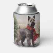 Chesapeake Hond in Sneeuw Kerstmis Blikjeskoeler (Blikje Achterkant)