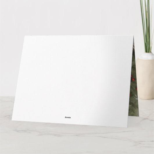 Chesapeake Hond in Sneeuw Kerstmis Kaart (Achterkant)