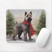 Chesapeake Hond in Sneeuw Kerstmis Muismat (Met muis)