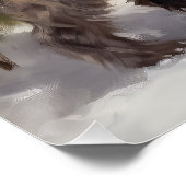 Chesapeake Hond in Sneeuw Kerstmis Perfect Poster (Hoek)