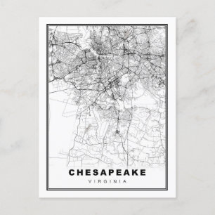 Chesapeake-kaart Feestdagenkaart