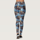 Chesapeake Kerst Feestelijke Periode Leggings (Achterkant)