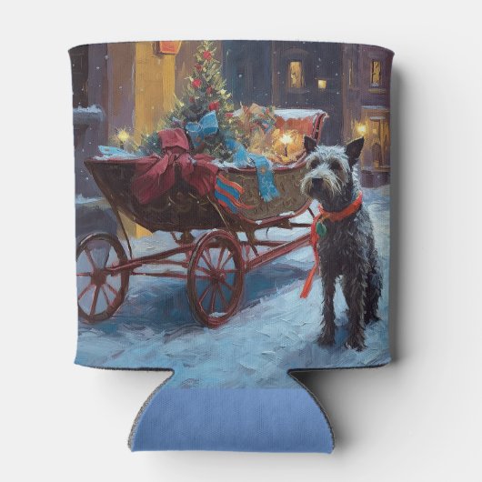 Chesapeake Kerstfeest Seizoen Blikjeskoeler (Achterkant)