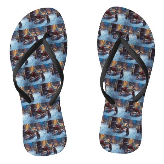 Chesapeake Kerstfeest Seizoen Teenslippers (Voetbed)