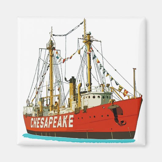 Chesapeake Lightship Magneet (Voorkant)