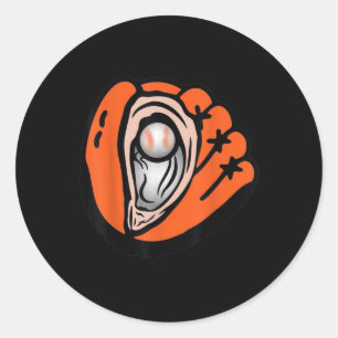 Chesapeake-oester-catchers-honkbal Ronde Sticker