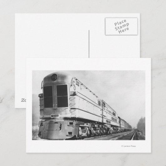 Chesapeake & Ohio Railroad "500" Locomotief Briefkaart (Voorkant / Achterkant)