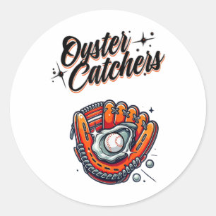 Chesapeake Oyster Catchers Baseball Ronde Sticker