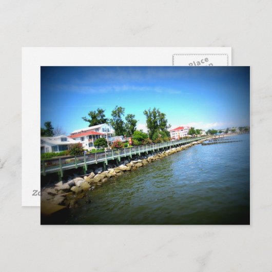 Chesapeake-strand Briefkaart (Voorkant / Achterkant)