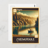Chesapeake, Virginie | Carte postale Vintage (Devant / Derrière)