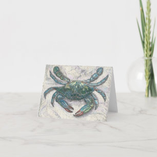 Chesapeake Wenskaart van de Krab van de Baai het Kaart