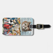 Cheshire Cat, 1865 Bagagelabel (Voorkant horizontaal)