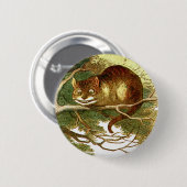 Cheshire Cat 2 Ronde Button 5,7 Cm (Voorkant /achterkant)