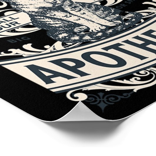 Cheshire Cat - Alice in Wonderland Book de de Poster (Hoek)