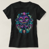 Cheshire Cat Alice in Wonderland Graphic T-shirt (Design voorkant)