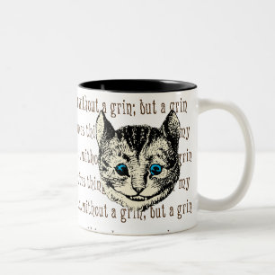 Cheshire Cat - Alice in Wonderland Tweekleurige Koffiemok