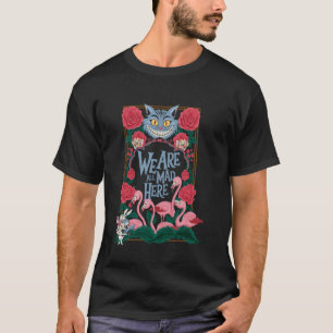 Cheshire Cat Alice in Wonderland Vintage Boek Des T-shirt
