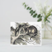 Cheshire Cat Alice Wonderland Briefkaart (Staand voorkant)