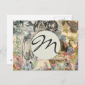 Cheshire Cat Alice Wonderland Briefkaart (Voorkant / Achterkant)