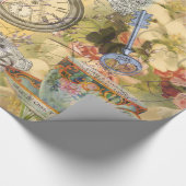 Cheshire Cat Alice Wonderland Cadeaupapier (Hoek)